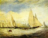 the Regatta beating to windward by Joseph Mallord William Turner